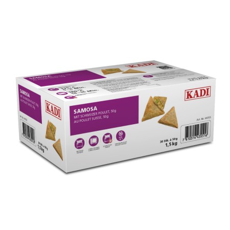Samosa Poulet/Gemüse (ca. 30 x 50 g) 1,5 kg
