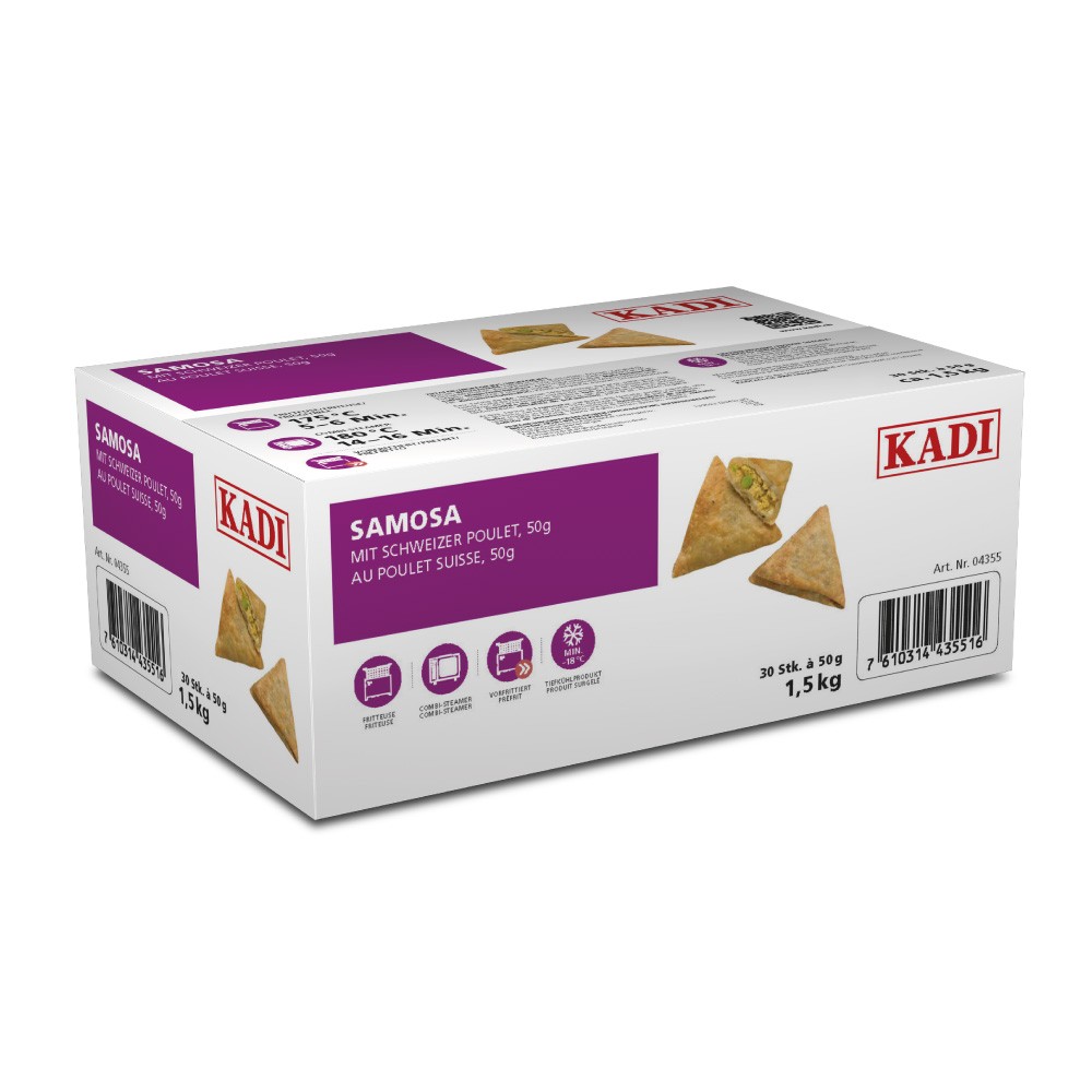 Samosa Poulet/Gemüse (ca. 30 x 50 g) 1,5 kg