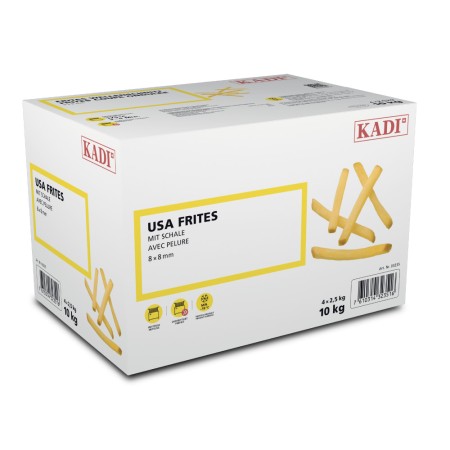 USA Frites mit Schale