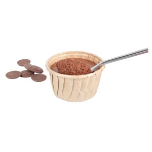 Hausgemachte Schokoladenmousse aus reiner Butter (