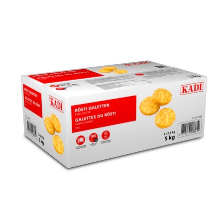 Rösti-Galetten, vorfrittiert, (ca. 90/103 x 53 g)