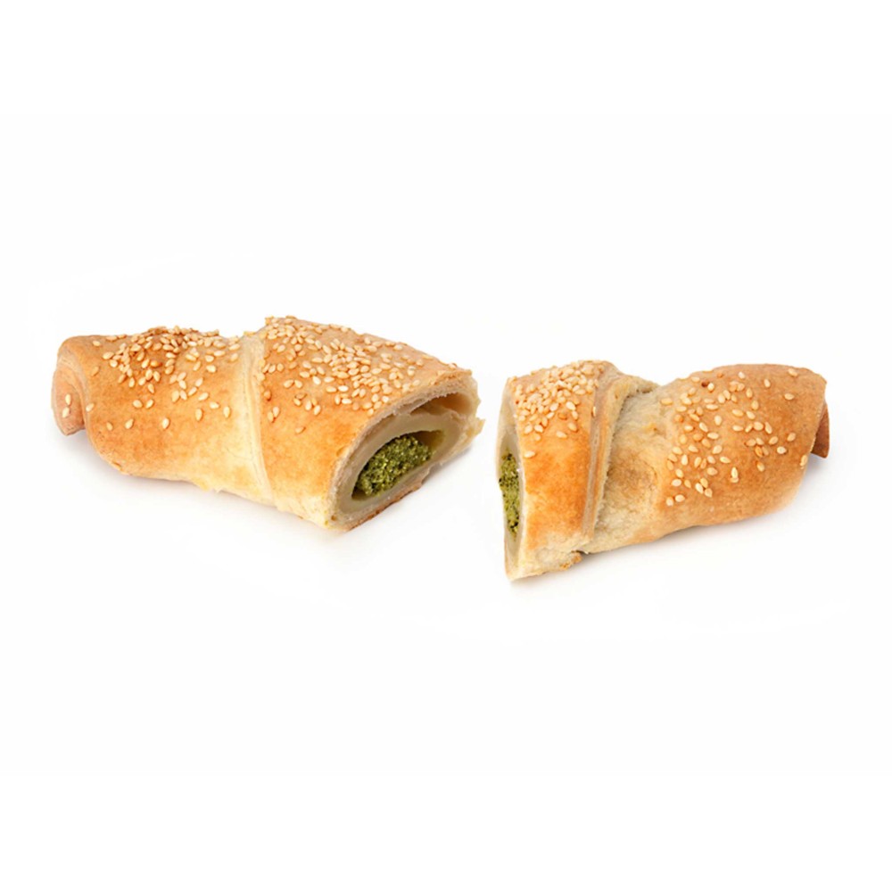 Spinatgipfel mit Sesam BakeryBakery, Teigling, (10