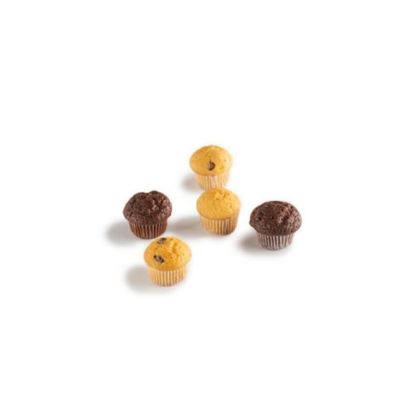Mini-Muffins mit Vanille und Schokolade 10 x 15 x 