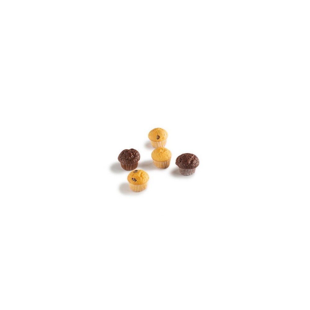 Mini-Muffins mit Vanille und Schokolade 10 x 15 x 