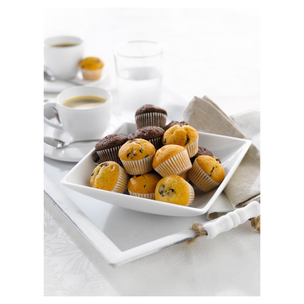 Mini-Muffins mit Vanille und Schokolade 10 x 15 x 