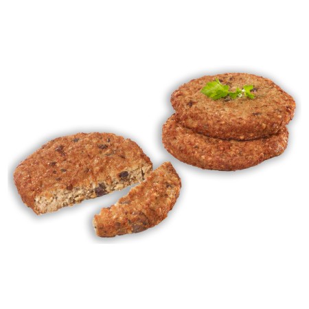 Burger Seitan et haricots noirs BIO (30x125 gr)