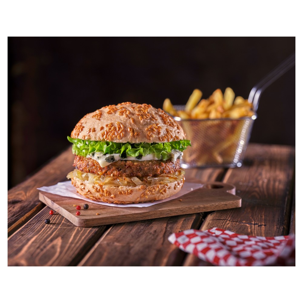 Burger Seitan et haricots noirs BIO (30x125 gr)