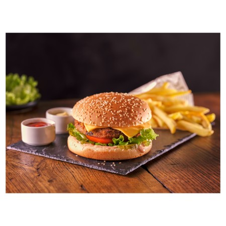 Burger Seitan et haricots noirs BIO (30x125 gr)