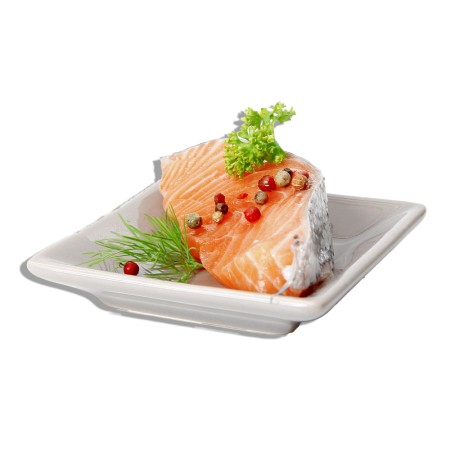 Pavé de Saumon ASC, avec peau(155-170g) IQF 10% GL