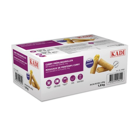 Frühlingsrollen mit PLANTED und Gemüse Curry (50 g