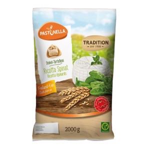 Tortelloni Epeautre, Ricotta & Epinards