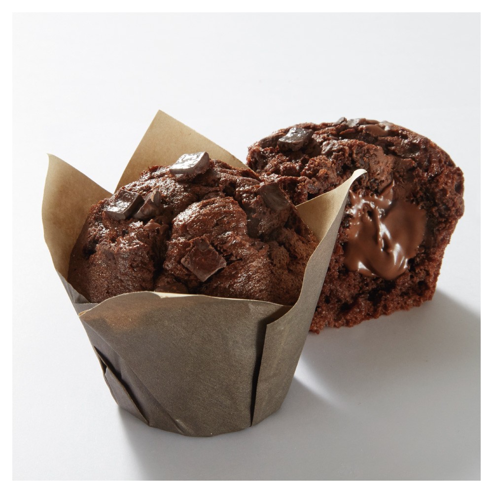 Tulpenmuffins mit Schoko-Haselnuss-Füllung (20 x 9