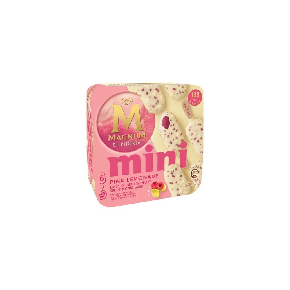 MAGNUM Mini Euphoria Pink Lemonade 6x6x55ml PS