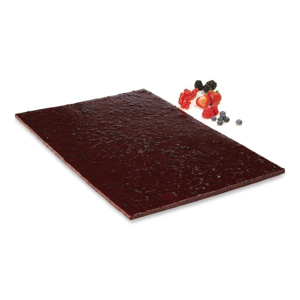 Compotée/insert de fruits rouges en plaque