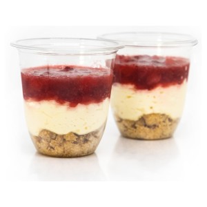 Verrines Cheesecake coulis de framboise (19x95 gr)