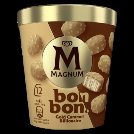 Magnum Bonbon Gold Caramel Billionaire (8x204 ml) 