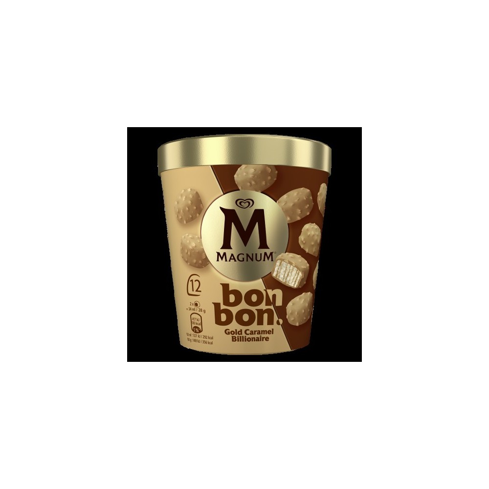 Magnum Bonbon Gold Caramel Billionaire (8x204 ml) 