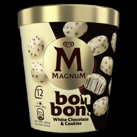 Magnum bonbon Chocolat Blanc & Cookies(8x204ml) PS