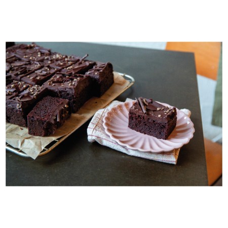 Veganer Schokoladen-Fudge-Kuchen (30 x 78 g)