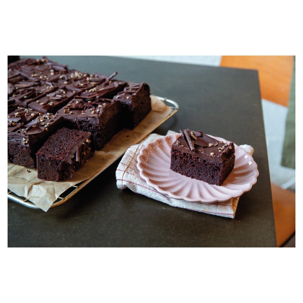 Veganer Schokoladen-Fudge-Kuchen (30 x 78 g)