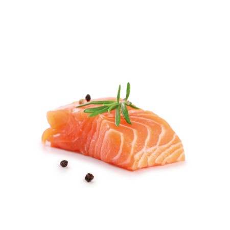 Lachsfilet mit Haut ASC (100-110 g) IQF  GL10 % 