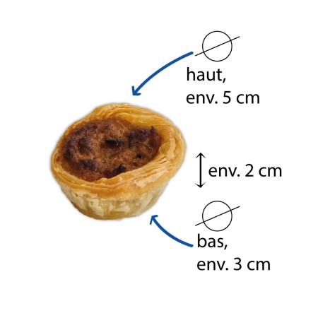 Amuse bouche Poulet Thaï Curry (72x18 gr)