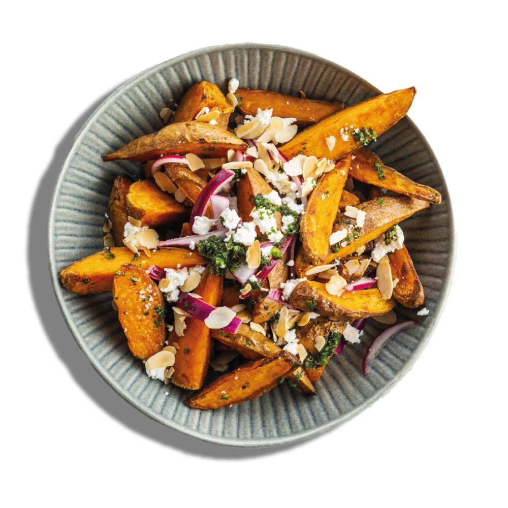 Wedges de patates douces