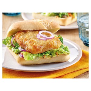Alaska-Seelachs MSC Fish & Chips Burger 120-125 g