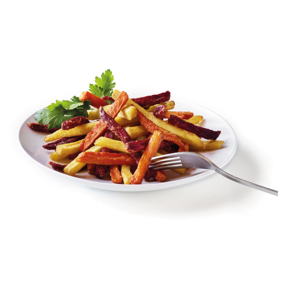 Frites de légumes Tricolore
