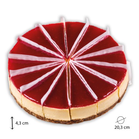 Cheesecake mit Himbeersauce (2 x 1500 g)