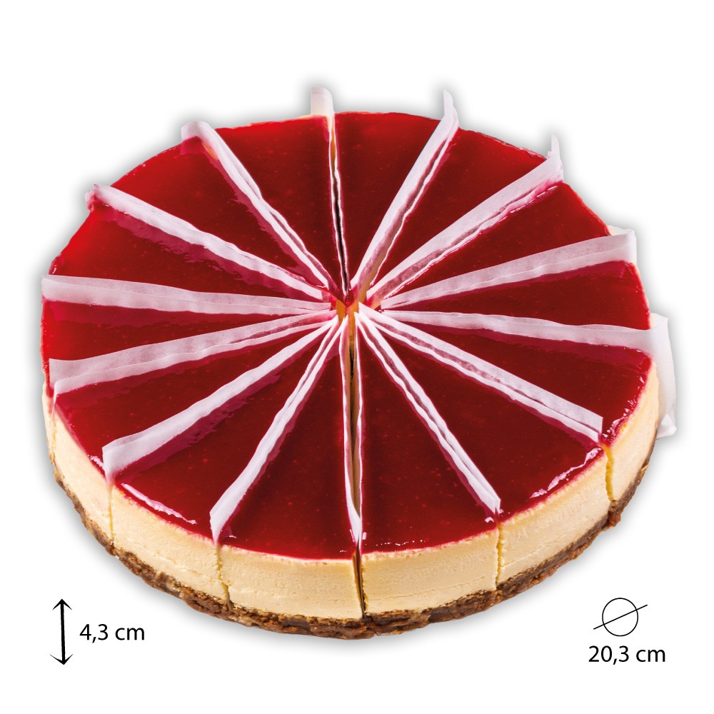 Cheesecake mit Himbeersauce (2 x 1500 g)