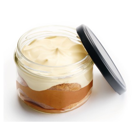Tiramisu mit gesalzenem Karamell im Glas (115 g)