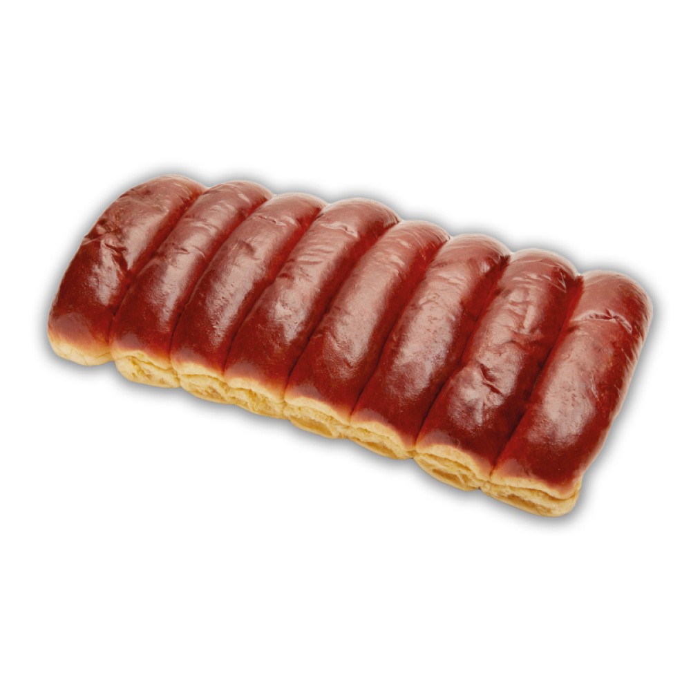 Platte Beach Hot Dog Brioche-Brötchen (6x8x75 g)