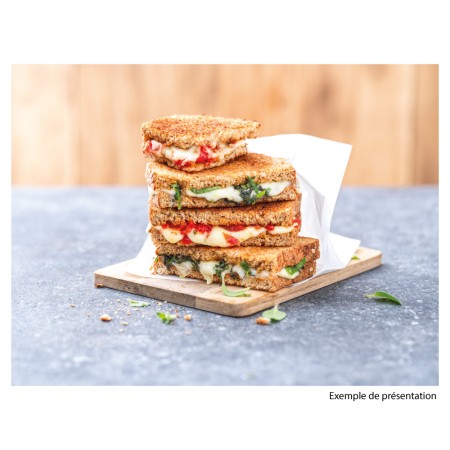 Tranche de mozzarella ronde Ø 65 mm, 13 gr