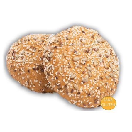 Petits pains aux céréales s/gluten (10x70gr)
