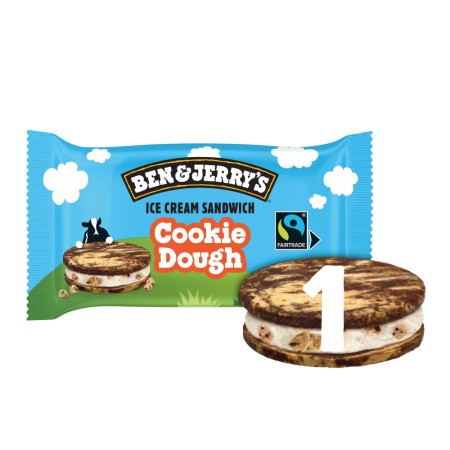 BEN & JERRY'S Sandwich Cookie Dough (25x120ml)