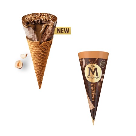 MAGNUM Hazelnut & Chocolate Cone (24x115ml)