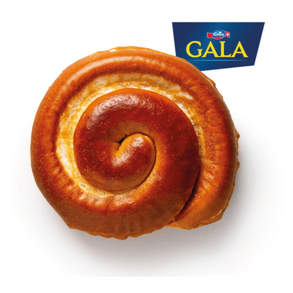 Laugenschnecke mit Gala-Frischkäse (90 g) PS