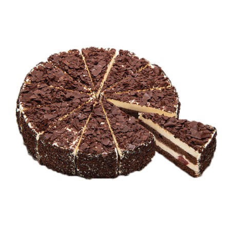 Tourte Forêt-Noire, ø 24 cm (1120 gr) coupée