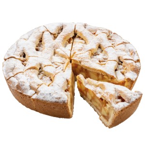 Amerikanischer Apfelkuchen (12x150 g), geschnitten