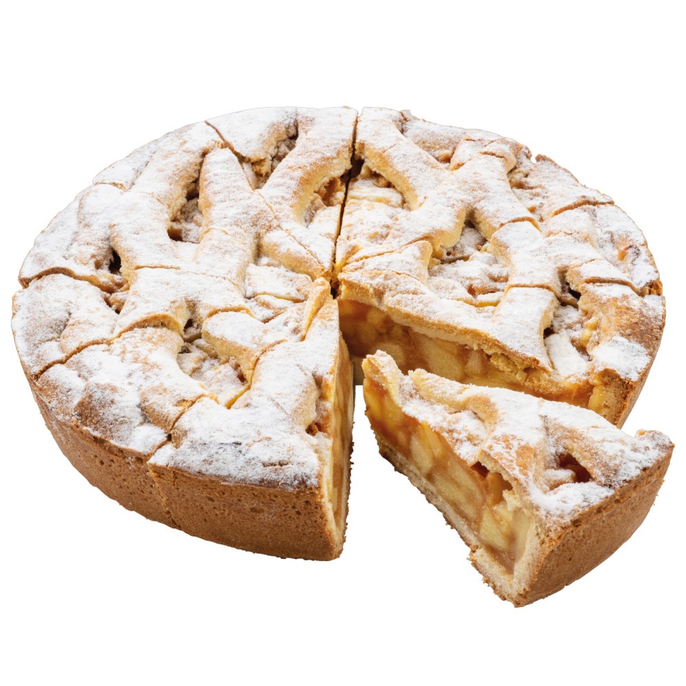 Amerikanischer Apfelkuchen (12x150 g), geschnitten