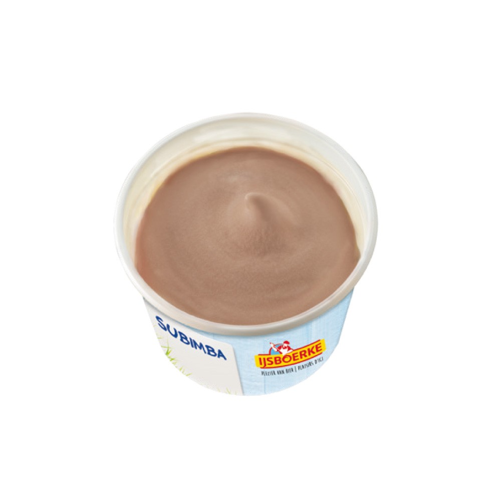 Glace Chocolat, gobelet "subimba" (95 ml)