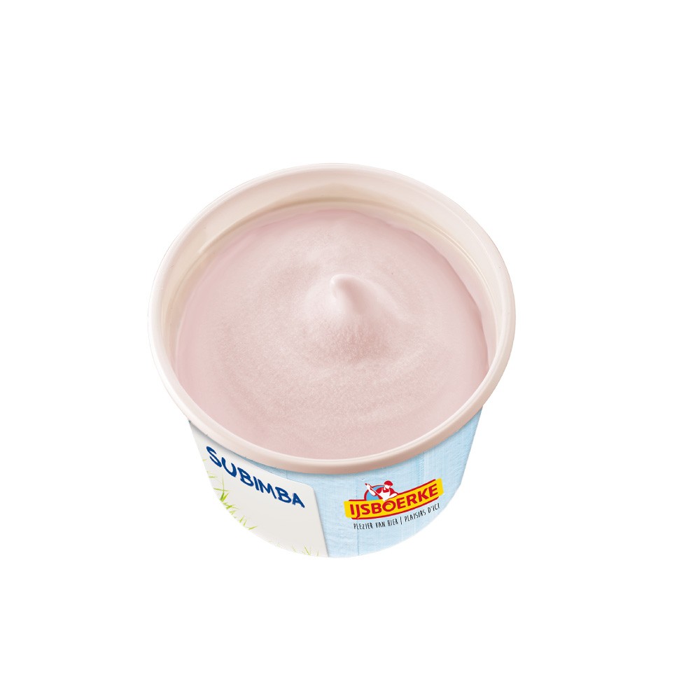 Glace Fraise, gobelet "subimba" (95 ml)