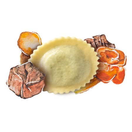 Tortelli à la viande de Cerf (automne)