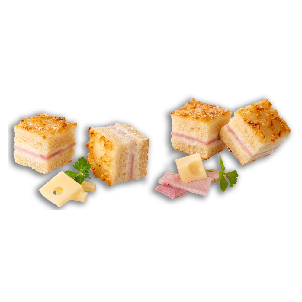 Mini-Croque-Monsieur Schinken und Emmentaler 10 g