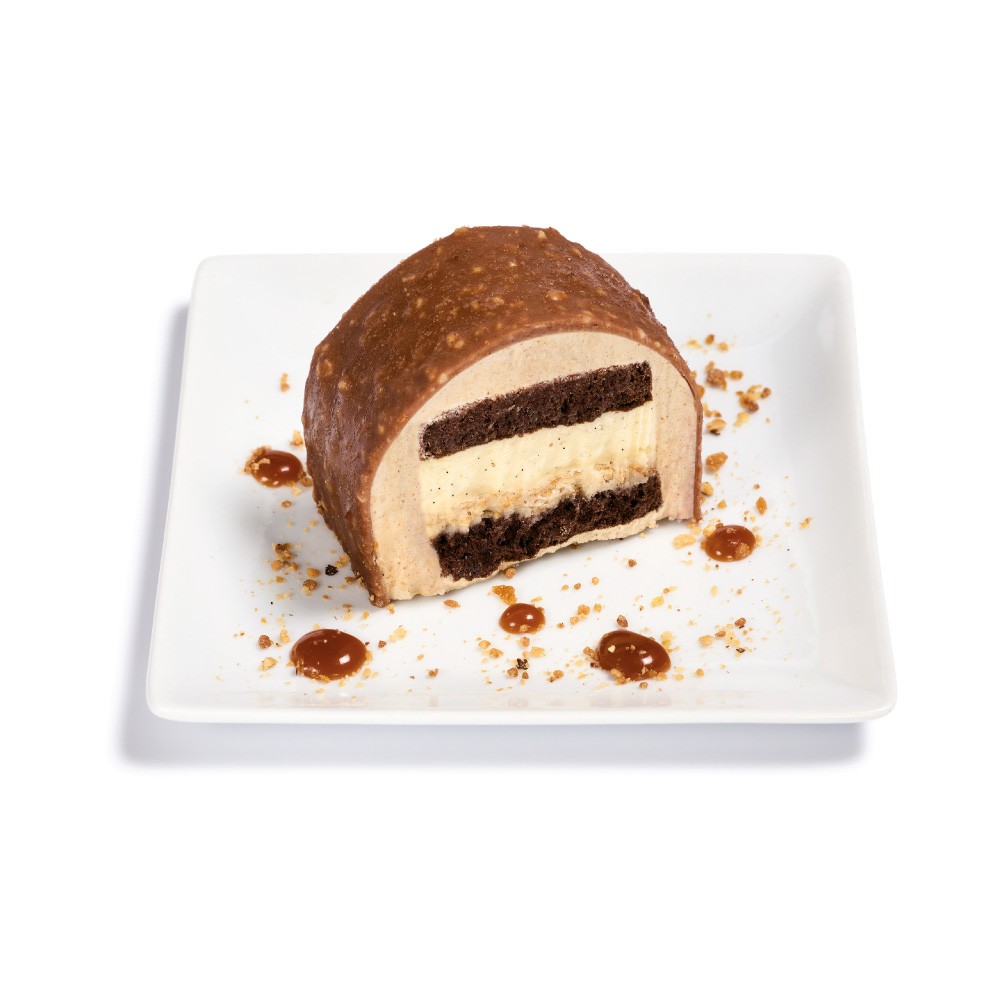 Bûche Rocher Vanille Praline tranchée (48x55 gr)