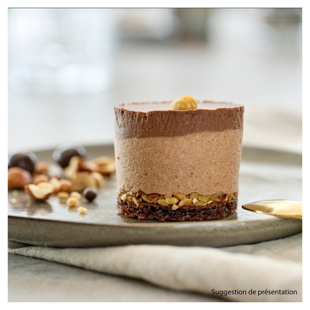 Entremet Praliné Noisettes & Chocolat Noir (84 gr)