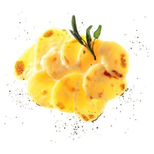 KADI-Gratin dauphinois, past. avec sauce