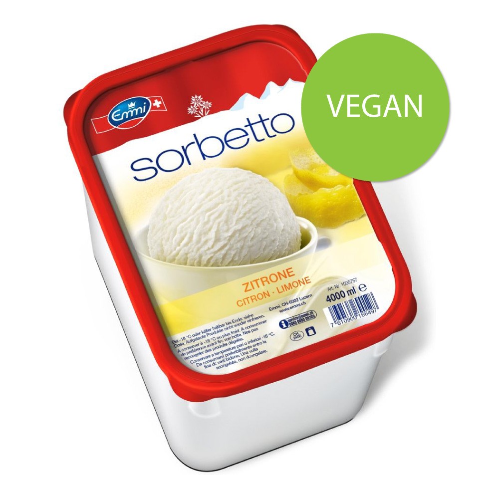 Sorbet Zitrone vegan (4 l)