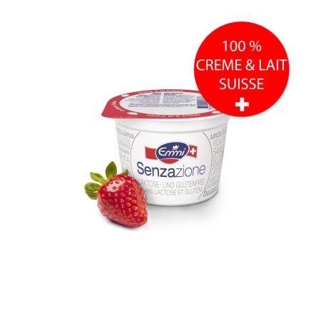 Gobelets Fraise S/LACTOSE, S/GLUTEN (100 ml)